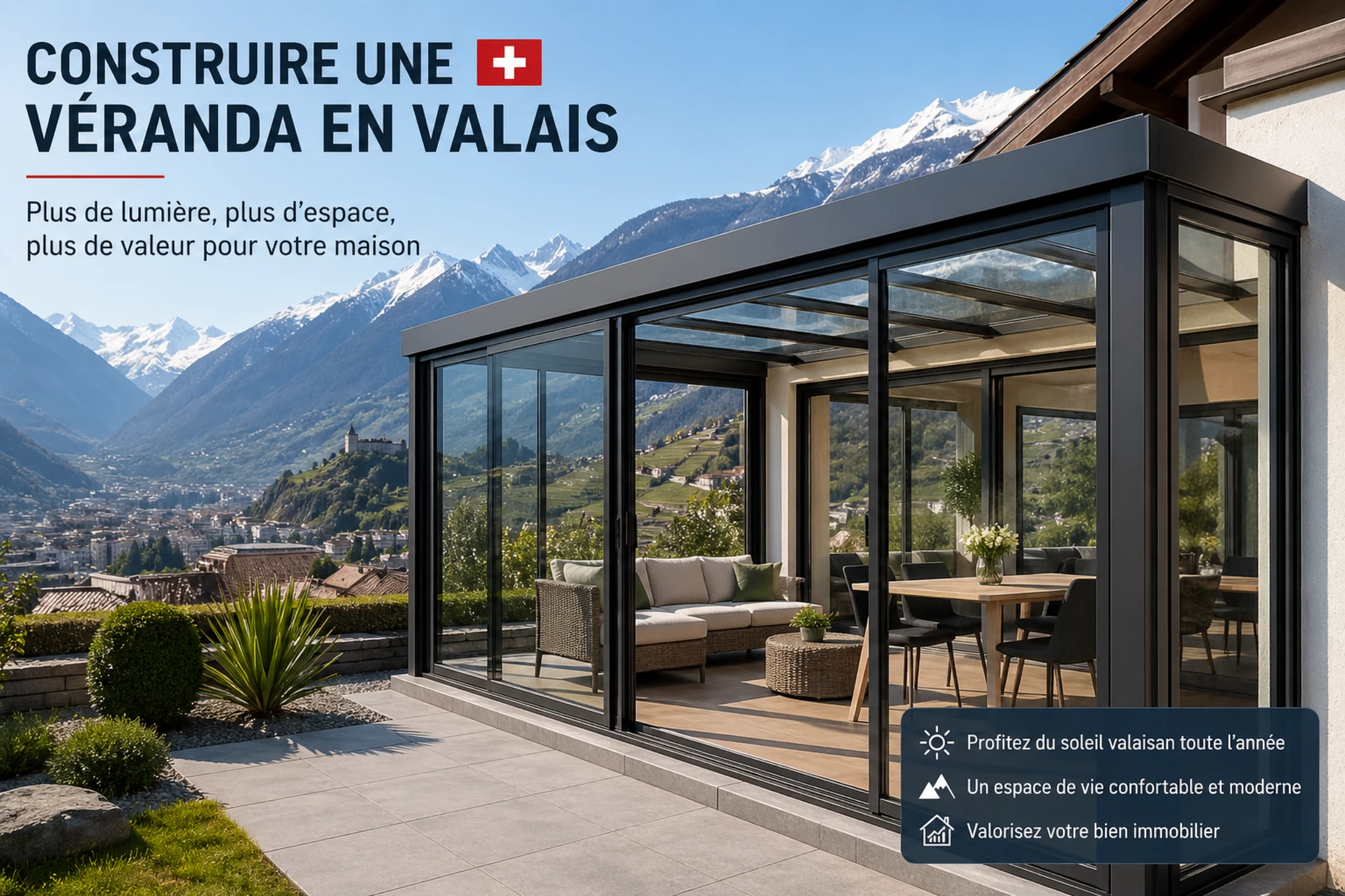construire une veranda en valais
